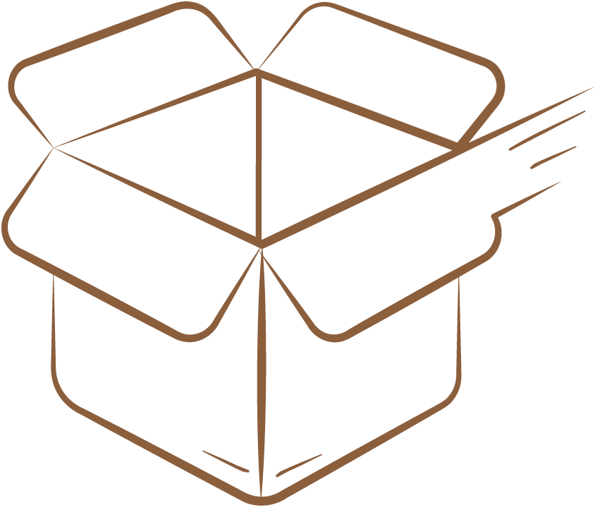 Illustration of an open box