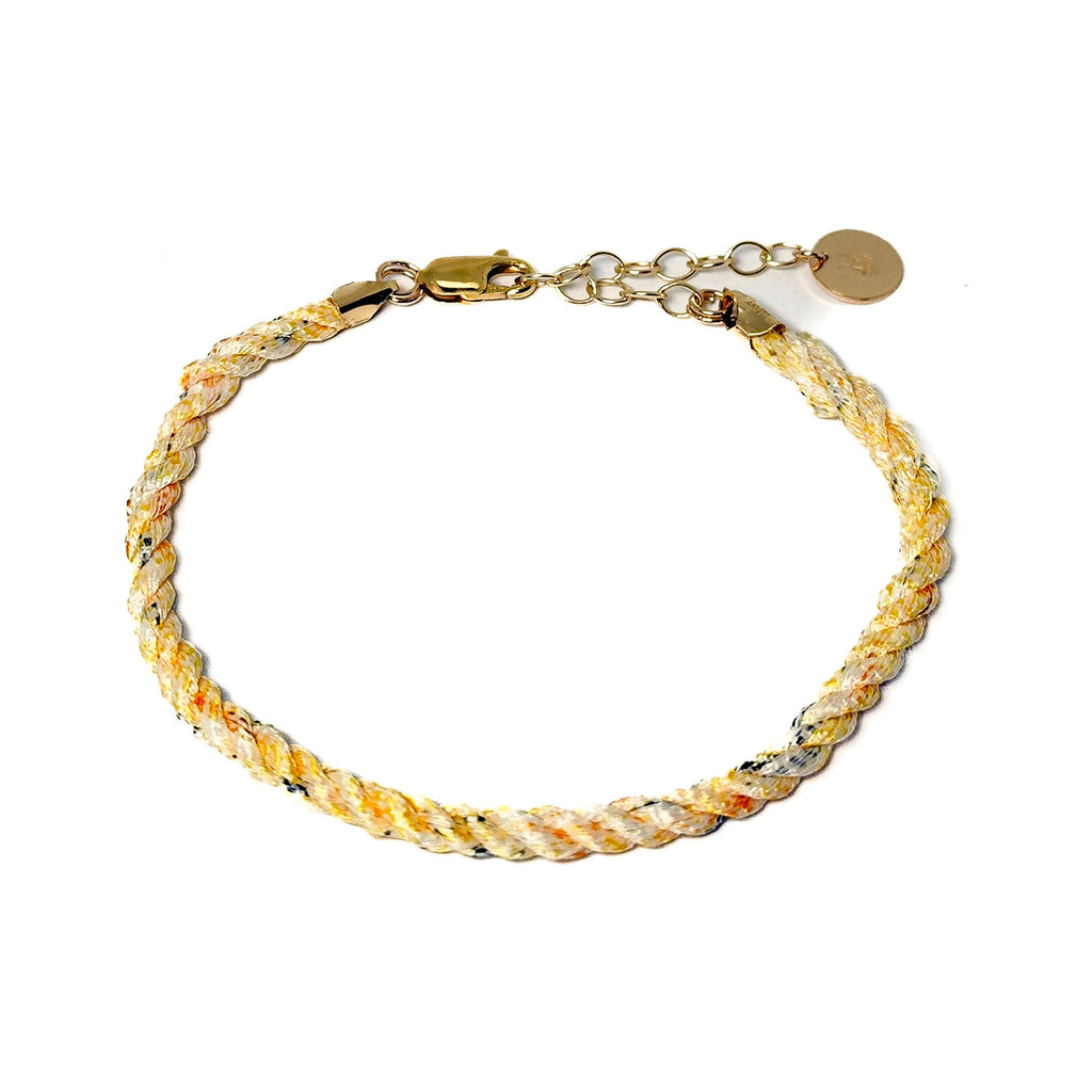 Slim Rope Bracelet - Gold