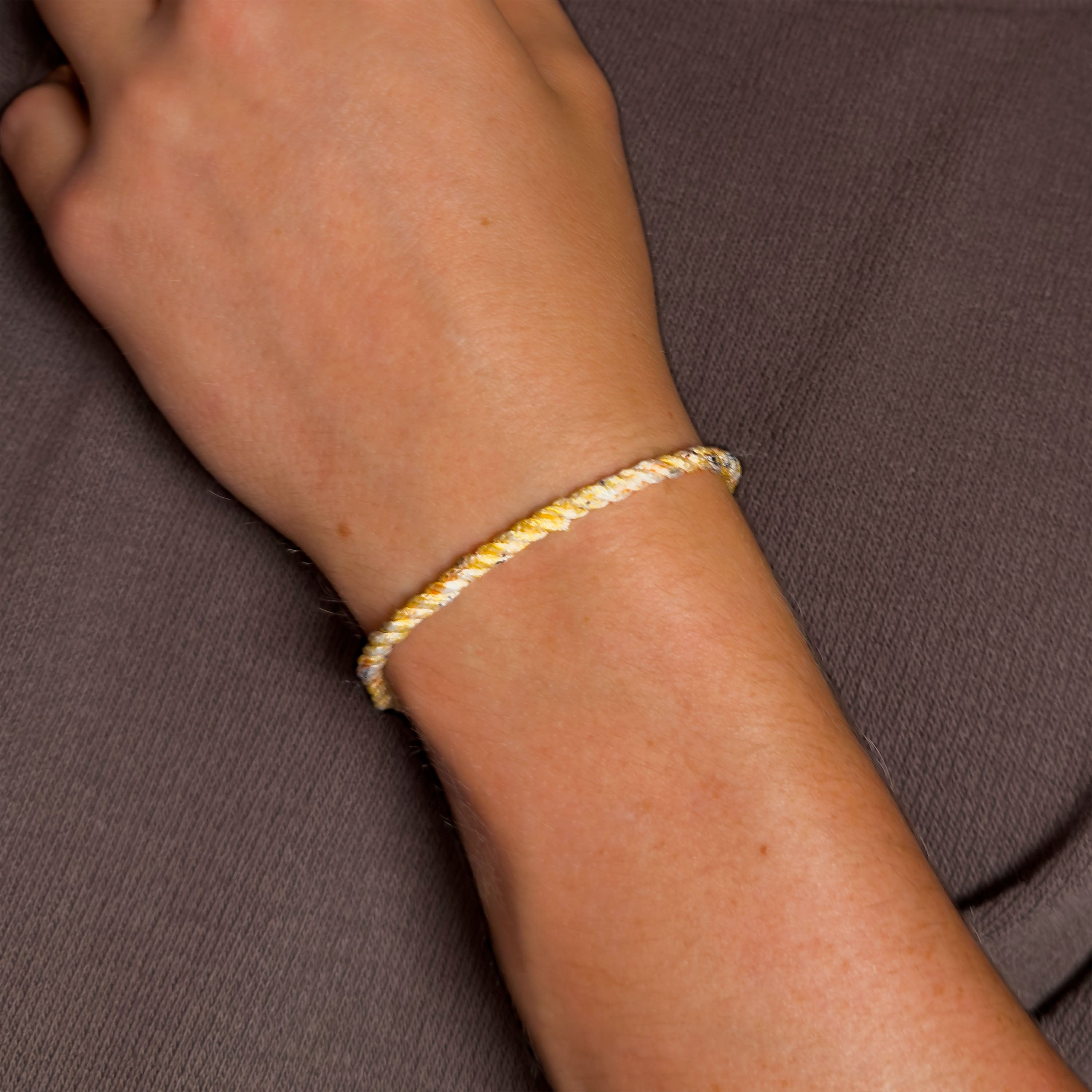 Slim Rope Bracelet - Gold